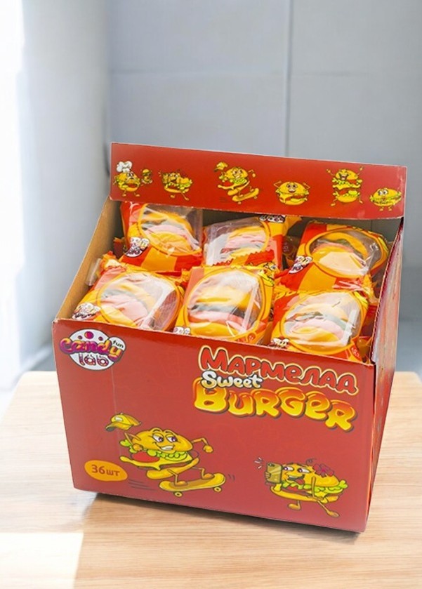 Мармелад жевательный Sweet BURGER 18гр
