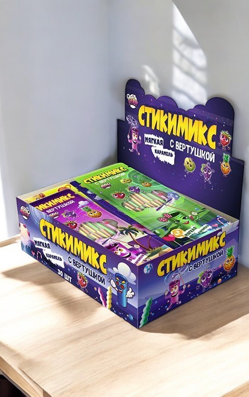 Мягкая карамель СТИКИМИКС с игрушкой 5гр