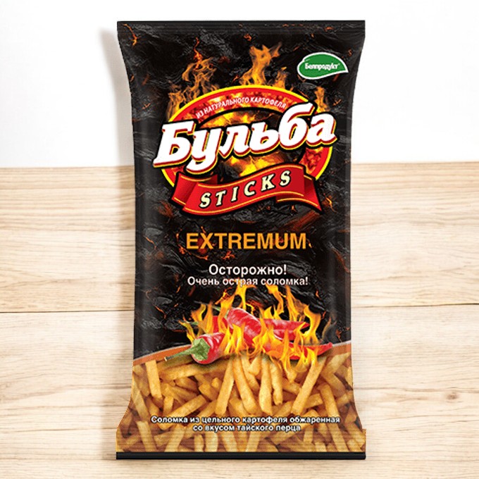БУЛЬБА Соломка 75гр  вкус Тайского перца