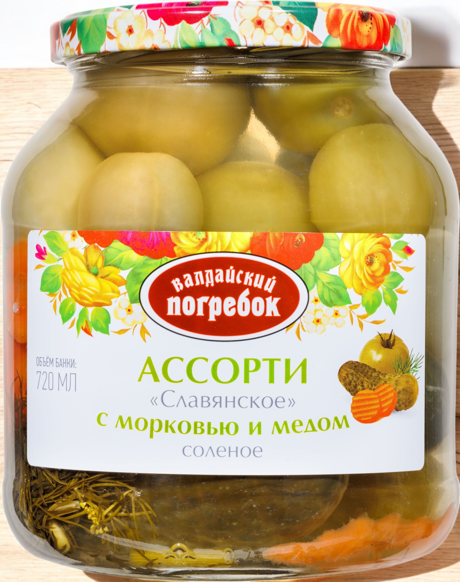 Валдайский Погребок АССОРТИ Славянское с морк. и медом 720мл