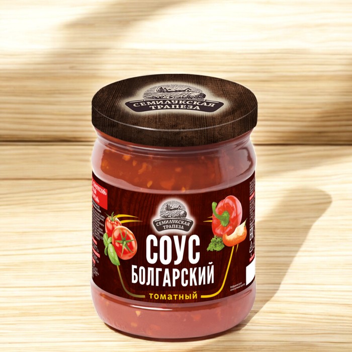 Семилукская трапеза Соус томатный БОЛГАРСКИЙ 500гр