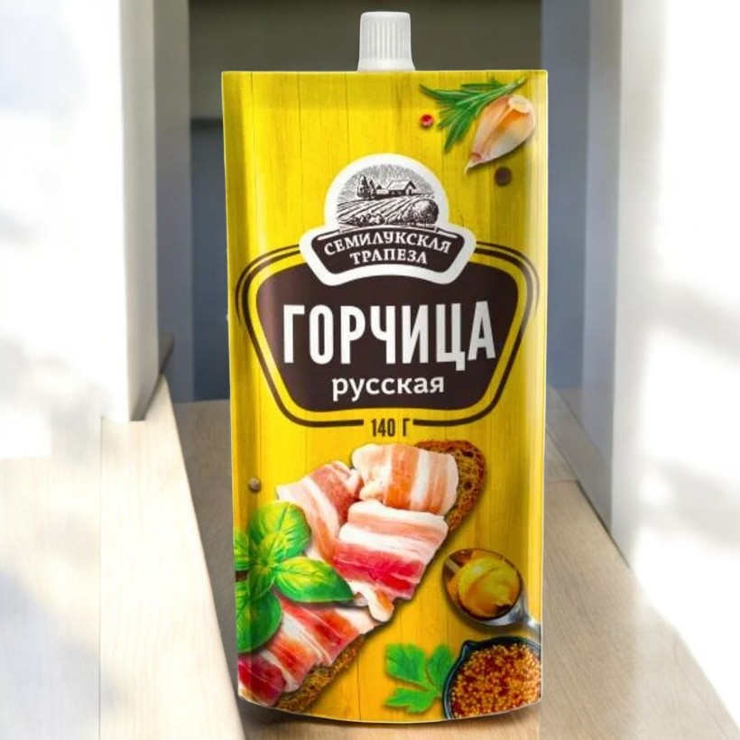 Семилукская трапеза Горчица Русская дой-пак 140г