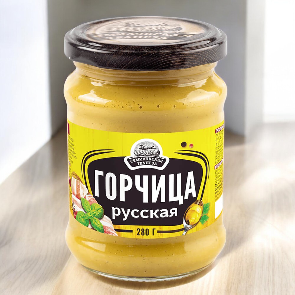 Семилукская трапеза Горчица Русская ст. 280г