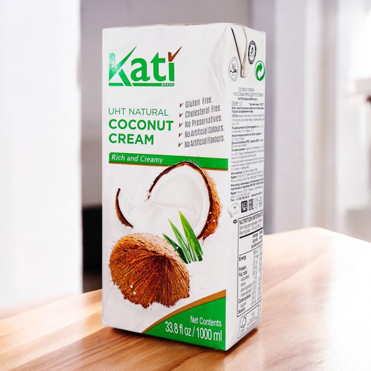 KATI Кокосовый Крем для готовки 1000мл    Tetra Pak