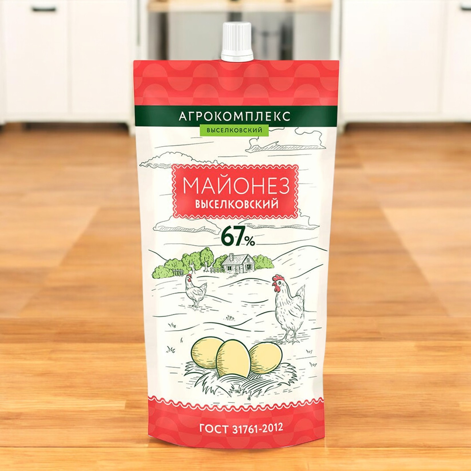 Майонез “Провансаль Классический” с м.д.ж.67%  дой-пак 0,380кг ММЗ