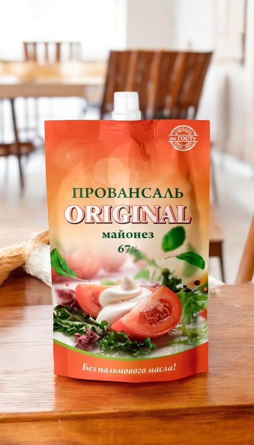 Майонез “Провансаль Original” с м. д. жира 67% дой-пак 0,724кг ММЗ
