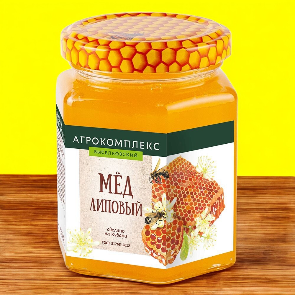 Мед натур. липовый с/б 250 гр. СТМ