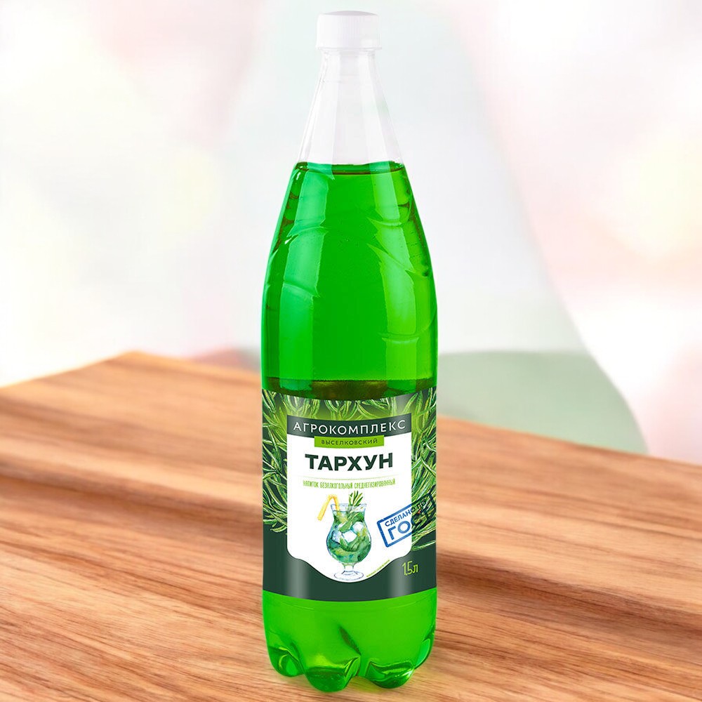 Напиток б/а среднегаз.на ароматизаторах “Тархун” 1,5 л ПЭТ