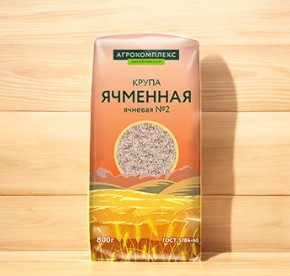 Крупа ячменная ячневая №2 ГОСТ 5784-60 0.8кг (Анг.эл)