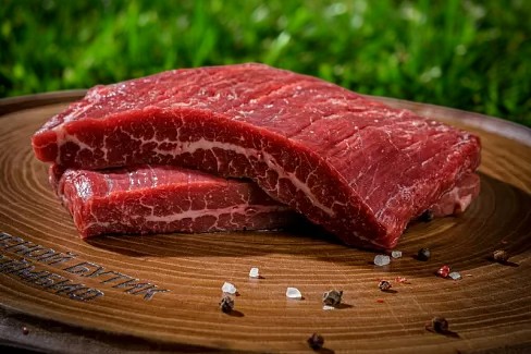 П/ф мяс.крупн.б/к из гов.кат.Б покромка”Flank Steak”охл.1кг