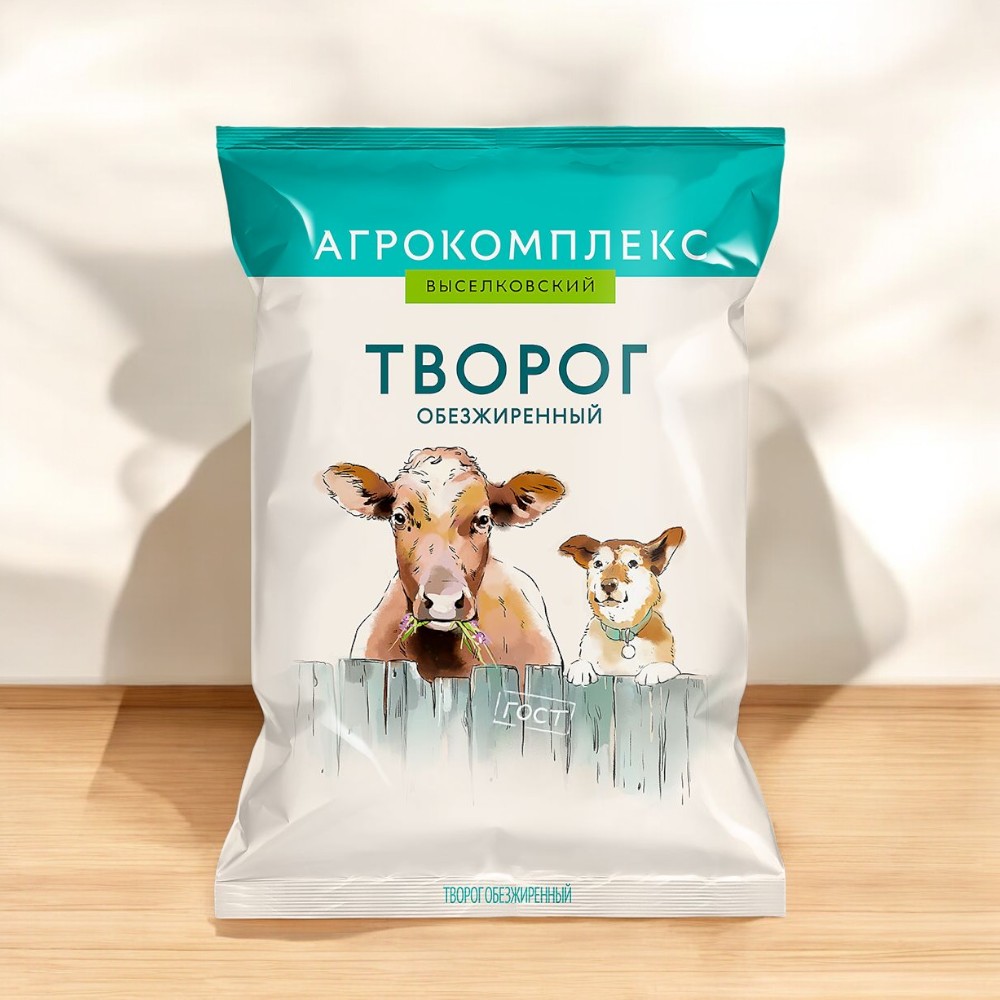 Творог обезжиренный 180г, ММЗ [м]