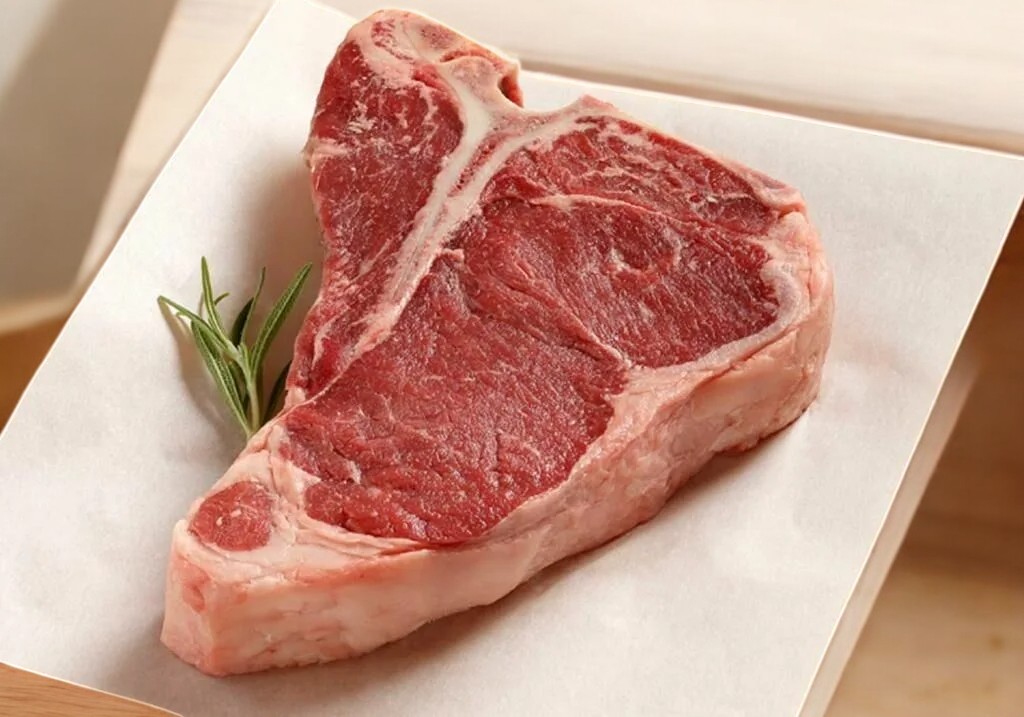 П/ф мяс.из высок.гов.порц.м/к кат.Б Стейк Ти-бон “T-bonе steak” зам.вак.упак.1кг