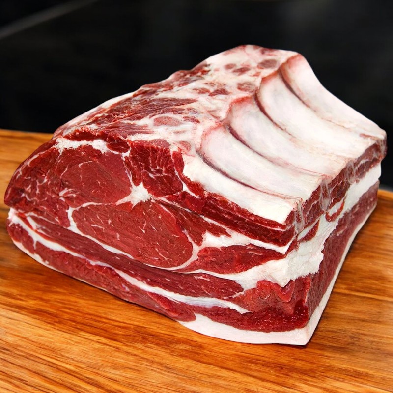 П/ф мяс.из гов.крупнокуск.б/к кат.А толстый край Рибай “Ribeye”зам.в/у (из мяс.кор.)1кг