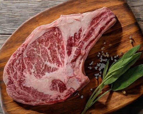 П/ф мяс.из высококач.гов.порц.м/к кат.Бcтейк Ковбой”Cowboy steak” зам.в/у 1 кг
