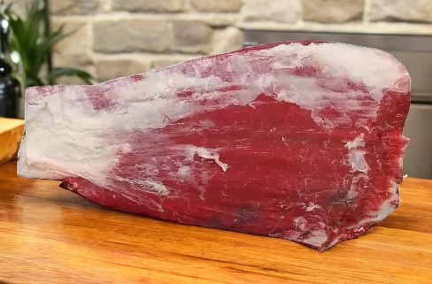П/ф мяс.крупн.б/к из гов.кат.Б покромка”Flank Steak”зам.(Вак.уп)1кг