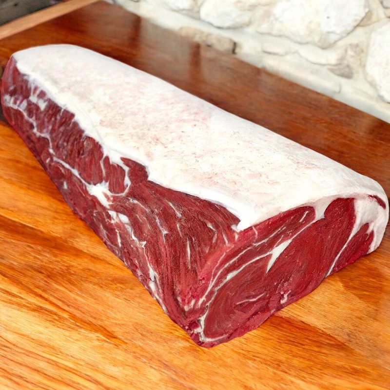 П/ф мясн.из гов.к/к б/к кат.А тонкий край Стриплойн”Striploin”зам.в/у (из мяса коров)1кг