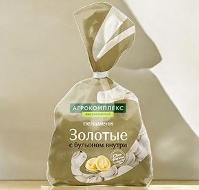 Пельмени “Золотые” 0,8 кг п/ф мясосодержащие в тесте зам. кат. В