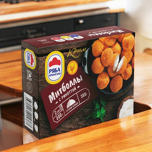 Митболы 300г Ряба Крымская С рикоттой зам.к/ уп Дружба Народов