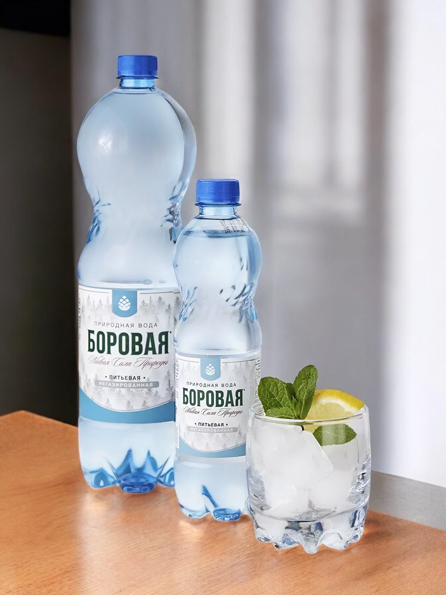 Вода природная питьевая БОРОВАЯ (Borovaya) Негаз. 1.5л  ПЭТ