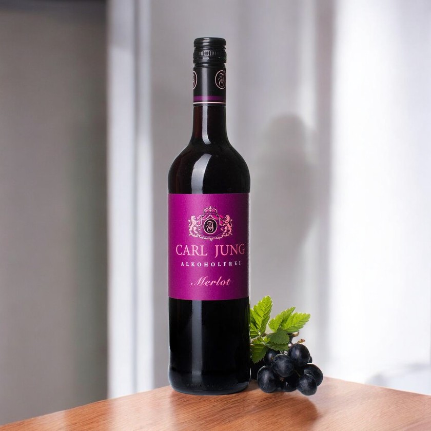 Красное безалкогольное вино “Merlot” CARL JUNG 750 мл