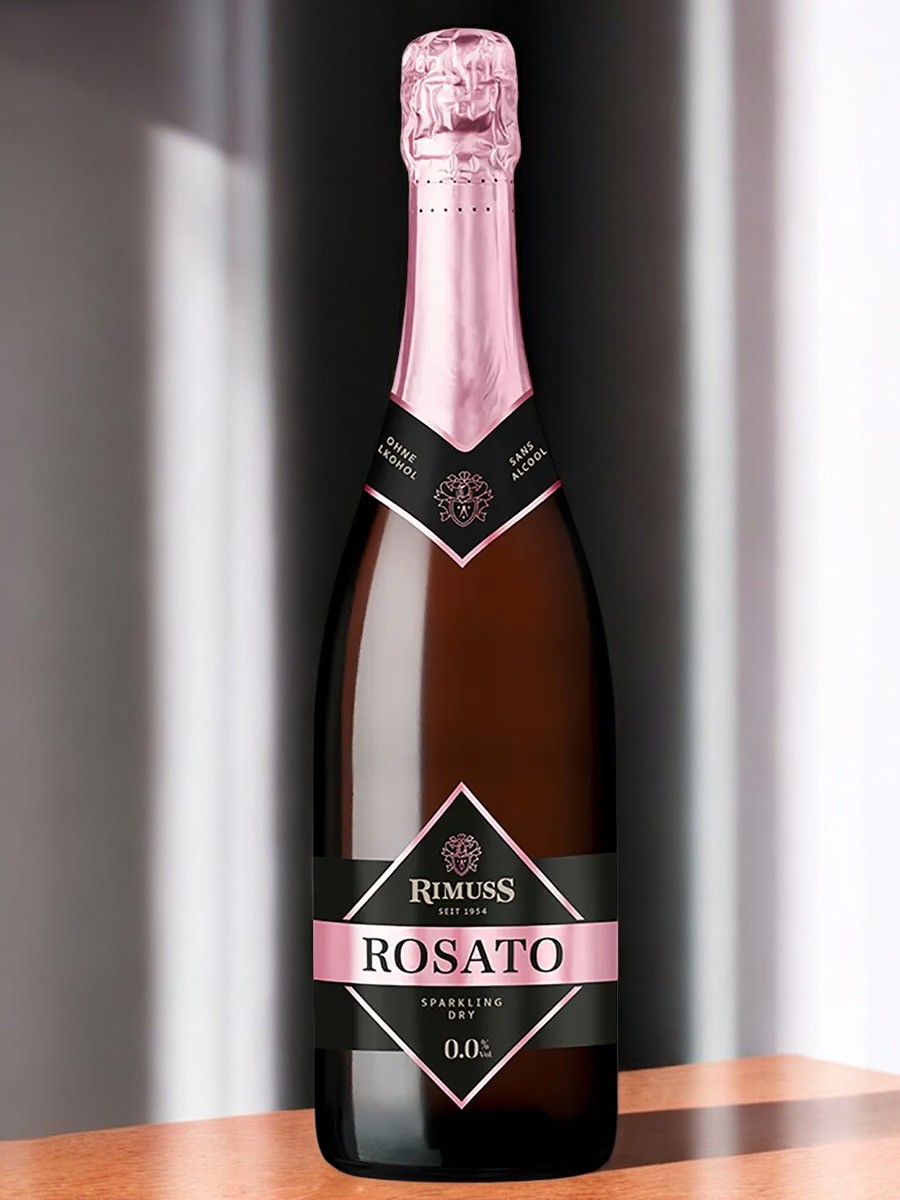 Шампанское безалкогольное “Rimuss ROSATO” 750 мл