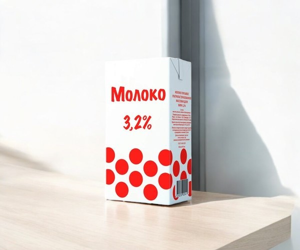 Молоко “Горошек” ультрапастеризованное 3,2% ТБА Б/К 973мл(1000г) 1*12(720)
