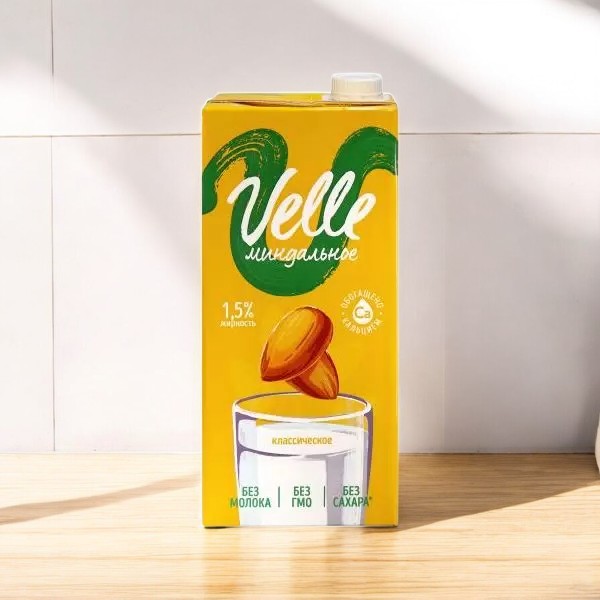 Напиток “Velle Barista” МИНДАЛЬ на рисовой основе ТБА С/К 1л