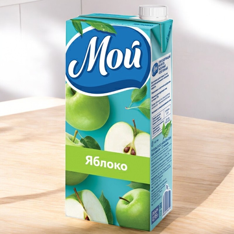 Нектар “Мой” яблочный осветленный 0,95