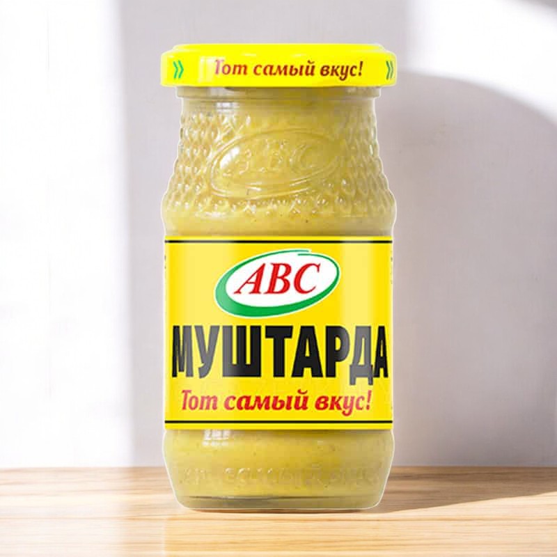 Горчица “АВС” муштарда 160 г