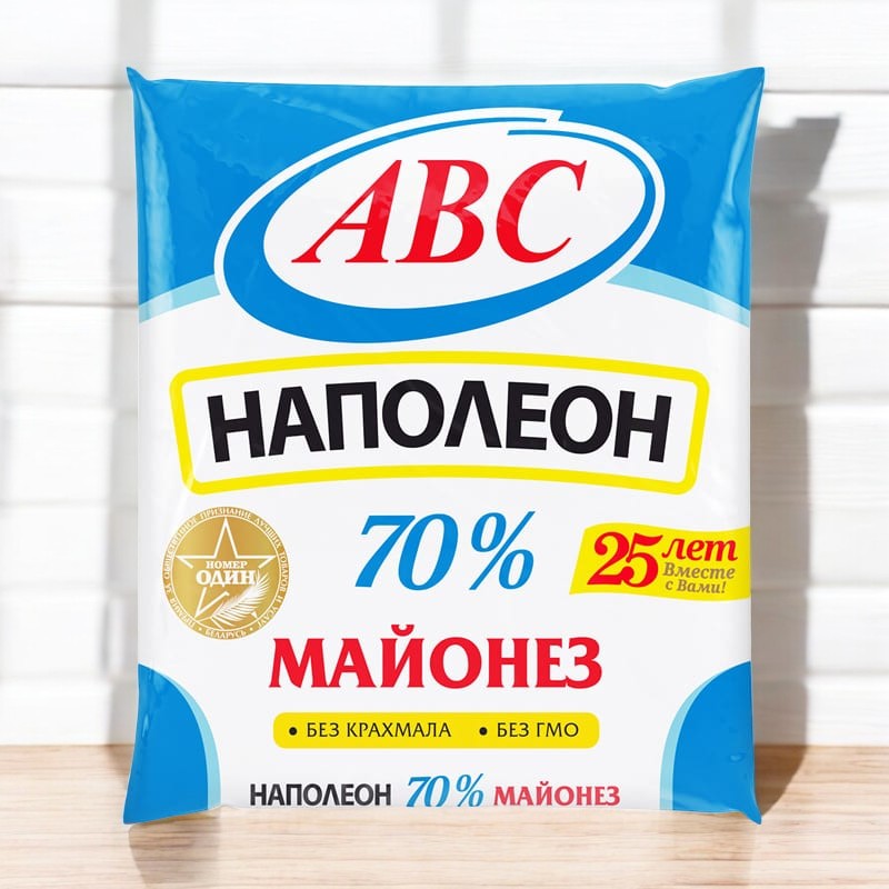 Майонез “АВС” “Наполеон” 70% финпак 360г