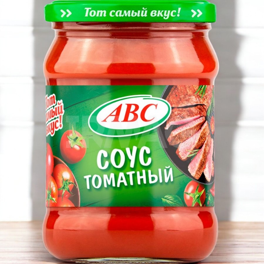 Соус “АВС” томатный ст/бан.  500мл