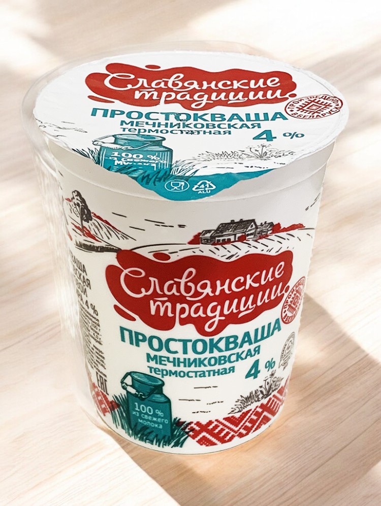 Простокваша “Мечниковская” 4% стакан 380гр