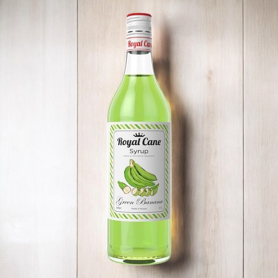 Сироп Зеленый банан Royal Cane 1 л