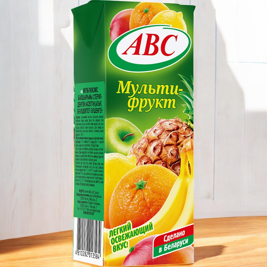 Нектар “АВС” мультифруктовый 0,2л слим