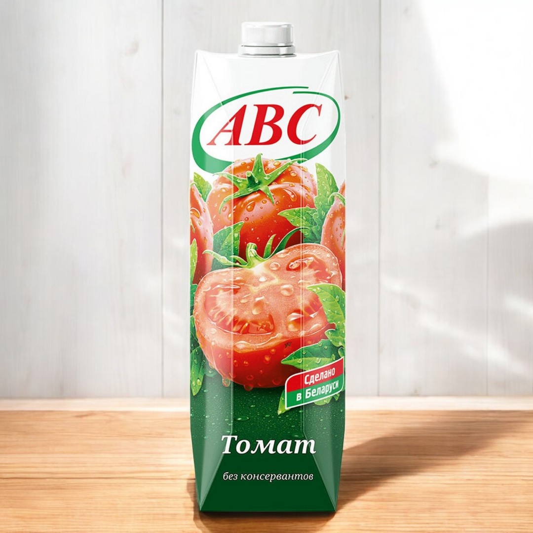 Сок “АВС” томатный с мякотью и солью 1л