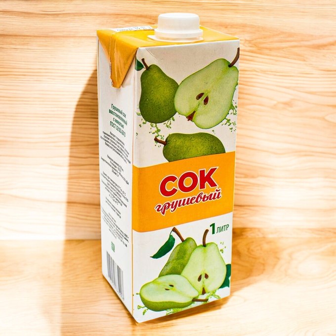 Сок “Карамыш” С/К грушевый 1л ТБА