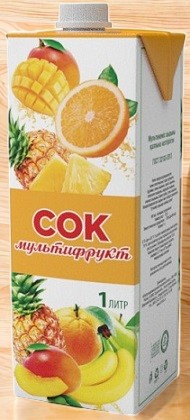 Сок “Карамыш” С/К мультифруктовый 1л ТБА