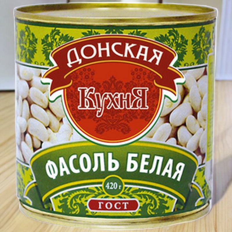 Фасоль белая “Донская кухня” ж/б 420мл