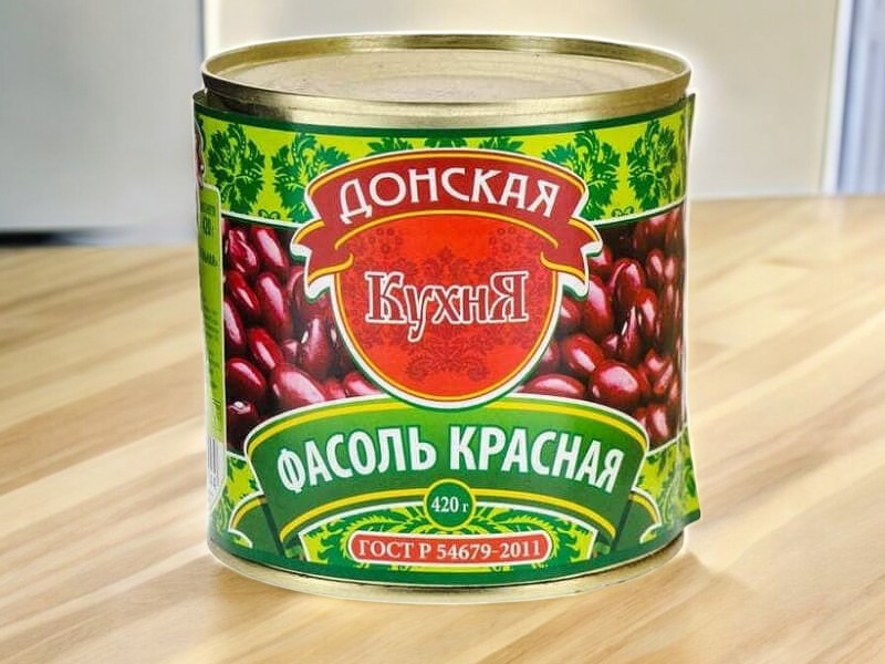 Фасоль красная “Донская Кухня” ж/б 420гр