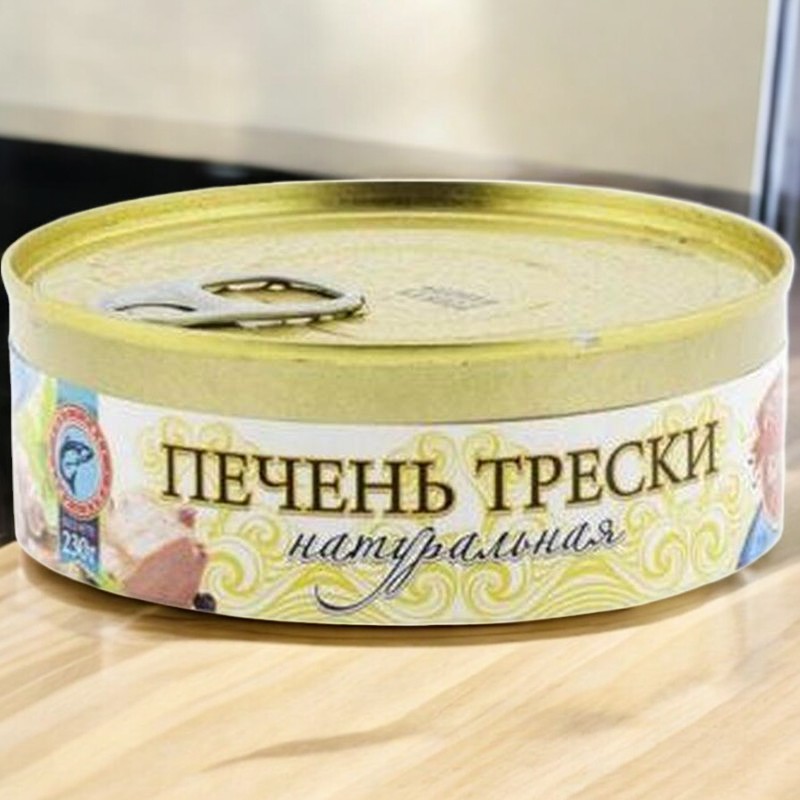 Печень трески ж/б “Донская кухня” 230гр