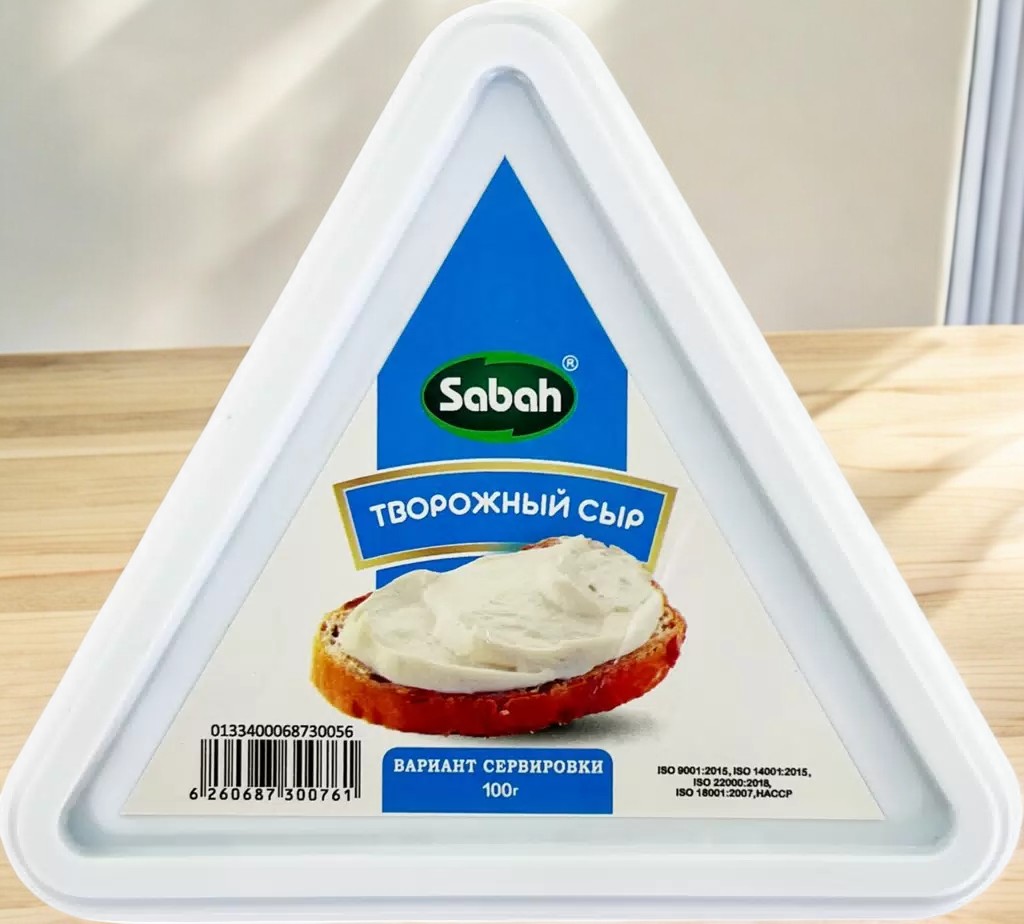 Сыр ” Творожный ” 69% 100гр Sabah