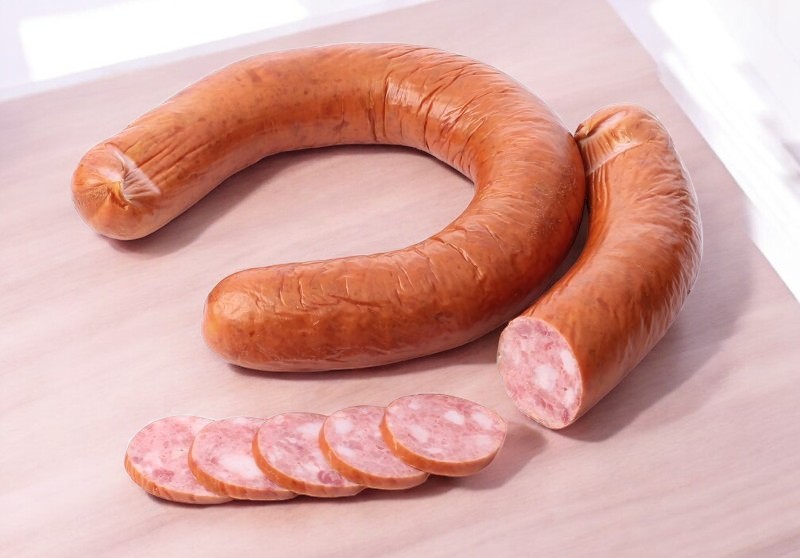 Колбаса полукопченая “Лакомая Престиж” в/с (газ) Калинковичский мясокомбинат