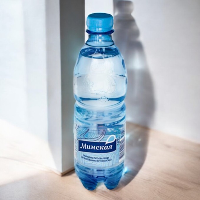 Вода природ.артезианская”МИНСКАЯ” негаз,0,5 л