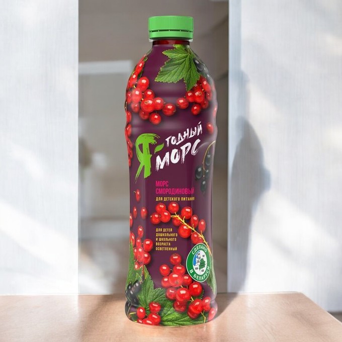 Морс смородиновый для дет.питания,для детей дошк.и школьного возр. 1л
