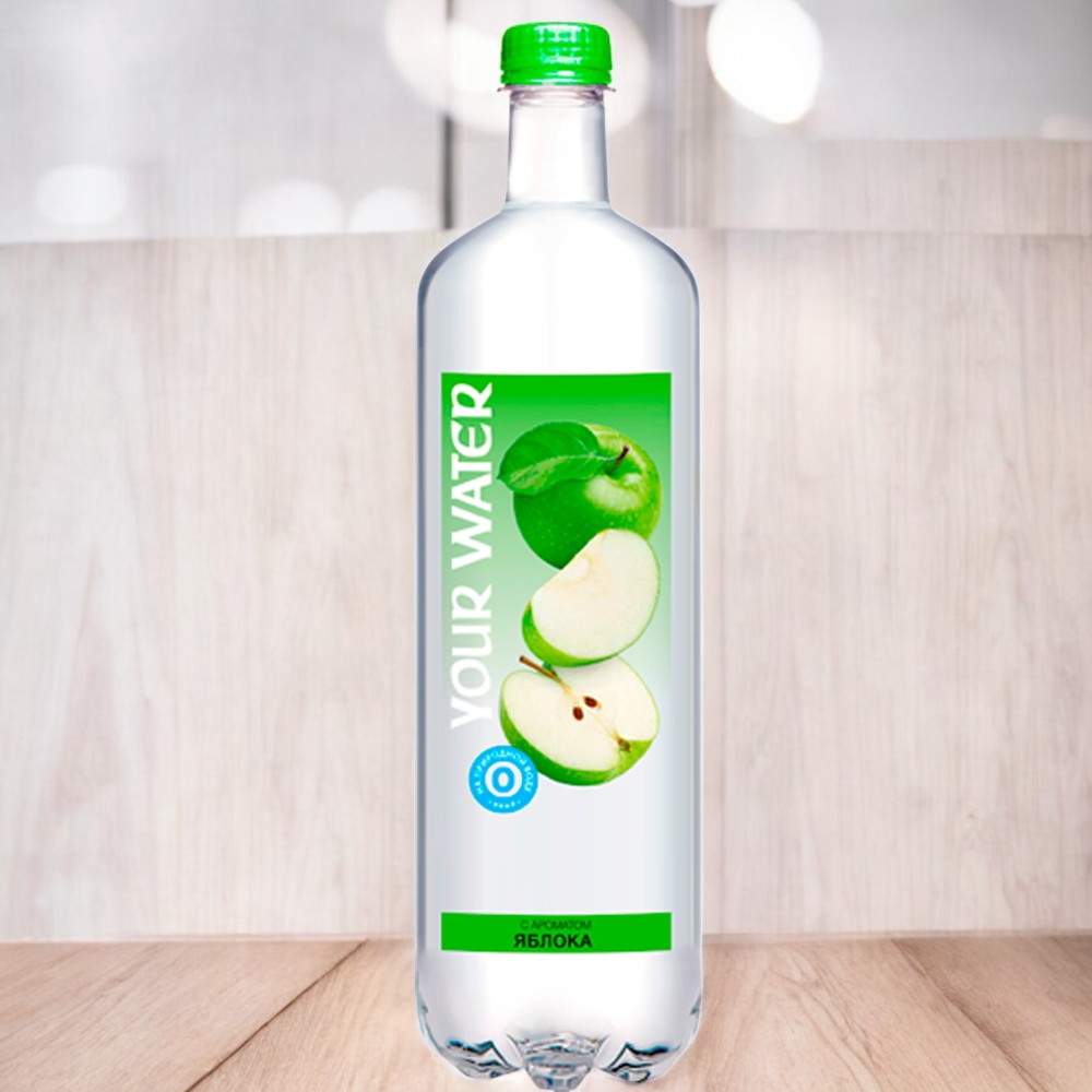 Напиток безалкогольный газ. “Дарида”(Your Water) со ароматом яблоко 1 л