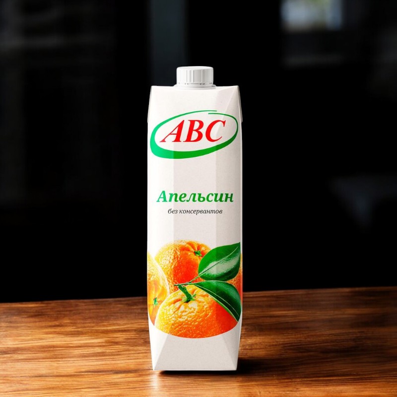Нектар “АВС” апельсиновый 1л призма 1*12