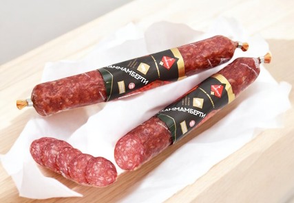 Изделие колбасное. Колбаса с/в салями “Каммамберти” в/с Пинский мясокомбинат