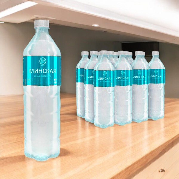 Вода природ.артезианская”МИНСКАЯ” негаз,1л 1*12