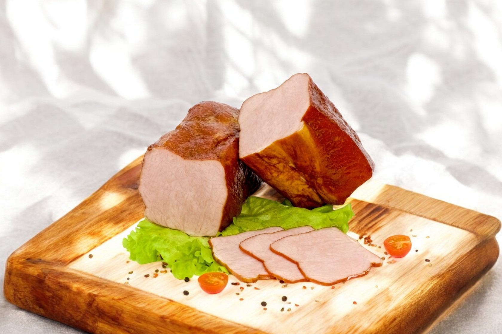 Продукт мясн. из свинины С/В “Карбонат “Карбонатто” в/у (РОМАНИШИН) (н)~0,5кг