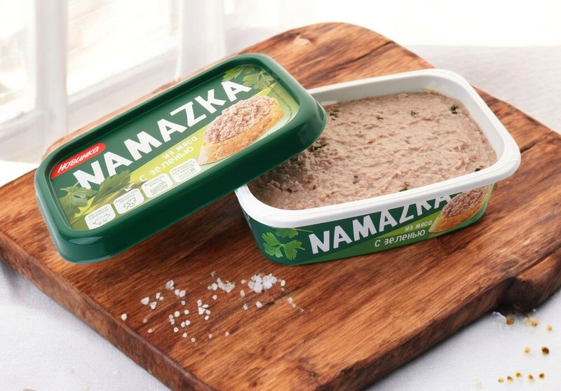 НАМАЗКА с зеленью изд мясораст вар. 150г Брестский МК/24шт